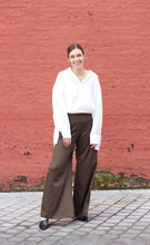 Load image into Gallery viewer, NIKKI Flared Wide Leg Pants - Moss Green
